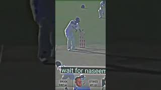 Naseem sha shocked 🤡🤡 stokes #shorts #cricket. 