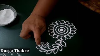 innovative 8 simple rangoli designs easy attractive | daily kolams for beginners | best muggulu cute