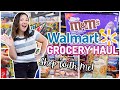 WALMART GROCERY HAUL + SHOP WITH ME | GROCERY HAUL WITH MEAL PLAN | FAMILY OF 5