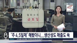 주 4.5일제..생산성·매출 쑥