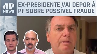 O que esperar do depoimento de Jair Bolsonaro sobre cartão de vacina? Schelp e Beraldo projetam