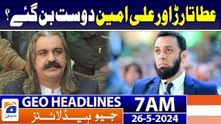 Geo Headlines at 7 AM - PM Shehbaz Sharif in Action | 26th May 2024