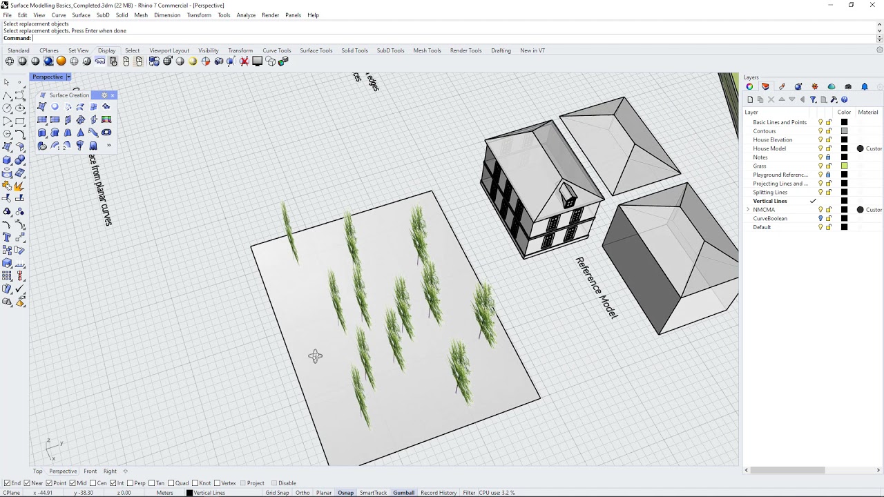 W9 Rhino 3d Basics Surface Modelling Part Vi Scripts And Plugins