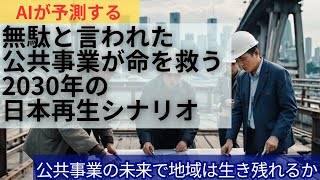 【AIが予測する未来】公共事業は復活か崩壊か？“コンクリートの未来”が日本を決める！