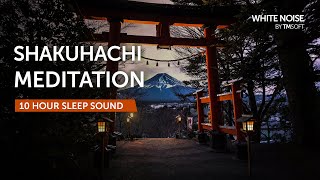 Shakuhachi (Japanese Bamboo Flute) Meditation Sleep Sound - 10 Hours - Black Screen