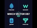 Pinecone vs Weaviate vs Qdrant vs pgvector — 2026 Guide