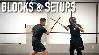 Basic Kali Blocks & Setups | Filipino Martial Arts