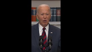 Joe Biden calls Marjorie Taylor Greene stupid for saying government controls weather #shorts