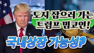 하루만에 시총 13조 트럼프 밈코인 바이낸스 상장!