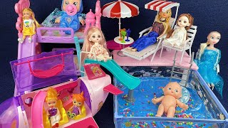 8 Minutes Satisfying with Unboxing Swimming Pool Holiday Toy Set Review Toys ASMR