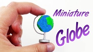 DIY |  Miniature School Globe - Easy Doll crafts - simplekidscrafts - simplekidscrafts