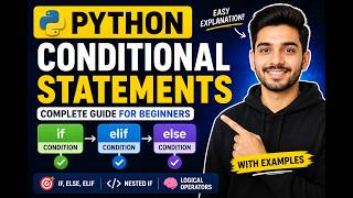 Learn Python Conditional Statements in One Video | if else elif in Python #python #if_else_elif