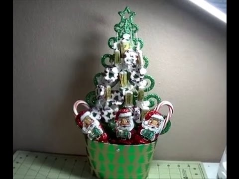 DIY~Cute & Inexpensive D.T. Candy Tree For Christmas! - YouTube