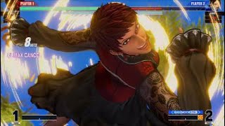 KOF15　バイス　遠距離強パンから決めるクライマックス投げコンボ