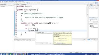 Java Tutorial For Beginners 8 IF ELSE Statements and Relational Operators