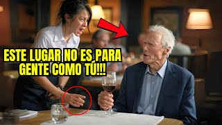 ¡Mesera WOKE Humilla a Clint Eastwood Sin Saber Quién Era… y Su Reacción Fue ÉPICA!