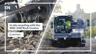 WRC 240i Rock Crusher: In-Situ Recycling on the Moselle River, Germany