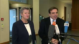 VP  Schinas and Commissioner Ylva Johansson preprare the New Pact on Migration and Asylum