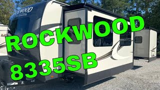 New 2021 Forest River ROCKWOOD SIGNATURE 8335SB TRAVEL TRAILER Dodd RV King Bed Front Kitchen