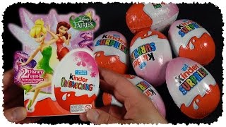 Disney FAIRIES - Kinder Surprise Egg (Unboxing)
