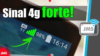 4G Como AUMENTEI O SINAL e a Velocidade da REDE Móvel