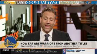 First Take 10/25/19 | Stephen A. Smith: How far are Warriors from another title?