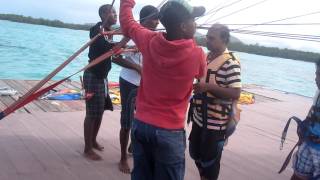 Pranav Raja flying with Uncle Thiru in Mauritius