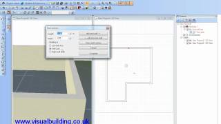 Visual Building Tutorial: Wall Placement using numerical input