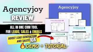 Get 10X More Leads & Sales with This CRM Tool - AgencyJoy Review (Lifetime DeaL)