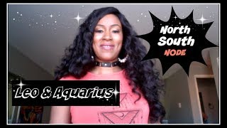 North Node and South Node Placements: In Leo & Aquarius