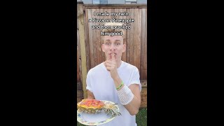 PIZZA ON PINEAPPLE PRANK 😂😂 Voros Twins Tikok #Shorts