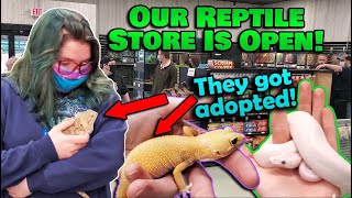 Opening Weekend for our Reptile Store!
