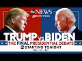 Final 2020 Presidential Debate: WATCH LIVE Pres. Trump, Joe Biden go head-to-head | ABC News