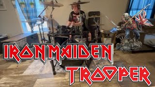 Iron Maiden - The Trooper (drum cover) by Leland Korbel