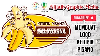 Tutorial CorelDraw | Membuat Logo Keripik Pisang