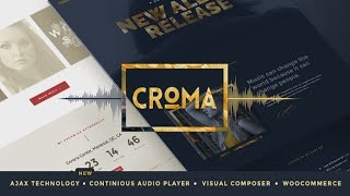 Croma - Music WordPress Theme with Ajax and Continuous Playback Free Download