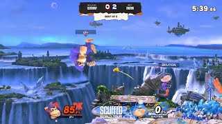 Glutonny (Wario/Donkey Kong) vs. Shuton (Olimar) | Scuffed World Tour Ultimate Losers Eighths