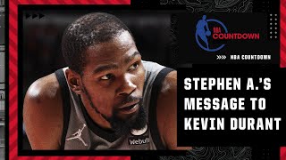 Stephen A.’s message to Kevin Durant: This is your franchise | NBA Countdown