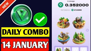 Vertus Combo Cards Today 14 January | Vertus Daily Combo | Vertus Combo Cards | Vertus Combo