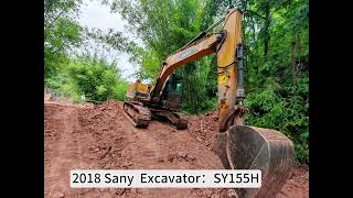 2018 Sany Excavator： SY155H