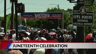 Juneteenth celebrations kick off in Denver's Five Points neighborhood