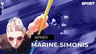 Marine Simonis, apnéiste belge