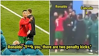 Joao Cancelo Steals the Show: Ignoring Cristiano Ronaldo's Fury at the Fourth Referee! 😳