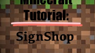 Plugin Tutorial: SignShop