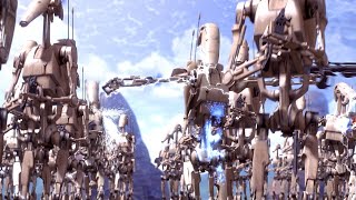 Battle of Naboo - Gungans vs Droids [4K HDR] - Star Wars: The Phantom Menace