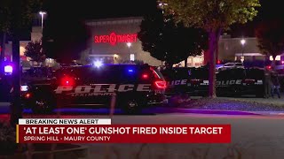 Police investigate after at least one gunshot fired inside Spring Hill Target