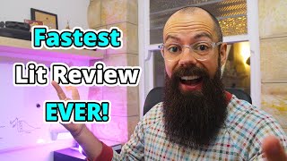 The fastest way to do your literature review [Do it in SECONDS]