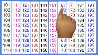 Counting video 101 to 200 in english || ginti video 101 se 200 tak angrazi me || 101 se 200 tak ||