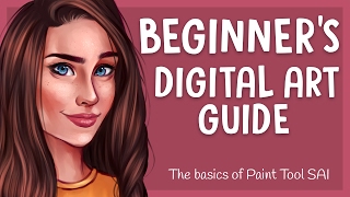 BEGINNER'S DIGITAL ART GUIDE #1 | Paint Tool SAI - Basic Tools | Jenna Drawing