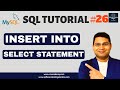 SQL Tutorial #26 - SQL INSERT INTO SELECT Statement Example